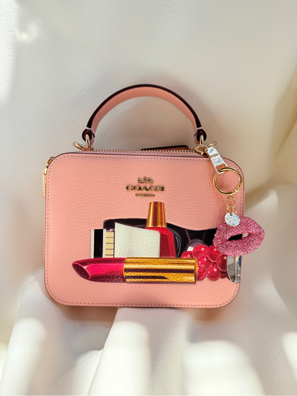 coach Coach X Tom Wesselmann Box Crossbody Bag cq044 with bag charm